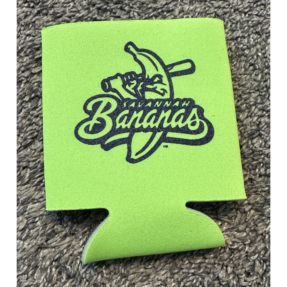 Savannah Bananas Yellow Can Cooler Koozie Go Bananas Baseball Drink Sleeve